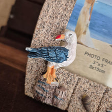 Load image into Gallery viewer, Seaside Photo Frame | Wooden Stand Nautical Themed Decor | Ocean Boat Decorative Gift