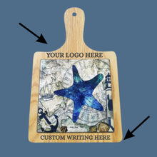 Load image into Gallery viewer, Starfish Ocean Customer Engraved Cheeseboards | Price Includes 6 Custom Engraved Cheeseboards