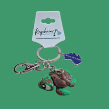 Load image into Gallery viewer, Baby Sea Turtle Sustainable Australian Made 3D Keyring keychain bag chain 