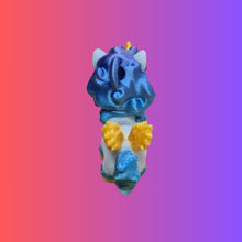 Load image into Gallery viewer, 3D rainbow Unicorn Sustainable Keyring Australian Made Gift