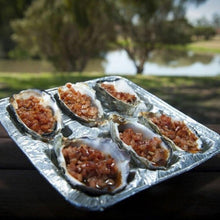 Load image into Gallery viewer, Eazy Azz Oyster Tray 24PK Aluminum Cooking BBQ Oven Tray Seafood Cooking