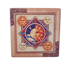 Load image into Gallery viewer, Sun &amp; Moon Assorted Mixed Ceramic Coasters | Boxed Gift | Night &amp; Day Gifts
