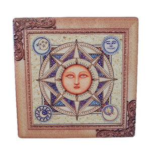 Sun & Moon Assorted Mixed Ceramic Coasters | Boxed Gift | Night & Day Gifts