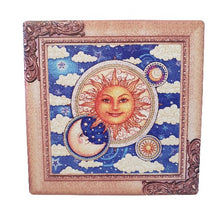 Load image into Gallery viewer, Sun &amp; Moon Assorted Mixed Ceramic Coasters | Boxed Gift | Night &amp; Day Gifts