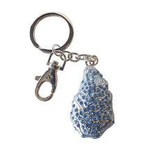 Load image into Gallery viewer, Oyster Keyring | Blue Oyster Keyring | Keychain | Bag Chain Gift | Seafood Lovers