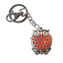 Load image into Gallery viewer, Owl Keyring Gift | Essential Oil Keychain | Orange Oil Pads | Owl Lovers Gift
