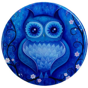 Owl Blue Owl Hamper Gift Box Set | Owl Lovers Gifts | Coasters | Trivet | Keychain