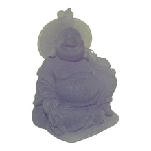 Load image into Gallery viewer, Buddhas - Lucky Set Of Six Small Ornament / Statues - Abundance, Good Health Wealth.  Our beautiful set of 6 purple resin mold ( stone look ) statue&#39;s are the perfect gift for your home or office.  Bring good health, wealth, luck and balance into your home with a little Feng Shui.   Six different small statues - Resin stone finish  - Purple in colour - average size of statues are 5cm high.