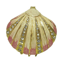Load image into Gallery viewer, Ocean Beach Gift - Beautiful Pink Ocean Clam Trinket Box - Seaside Gift Jewellery Box
