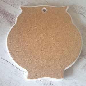 Owl Trivet Tile | Beautiful Colourful Quirky Owl On A Branch Kitchen Gift | Owl Lovers Gifts