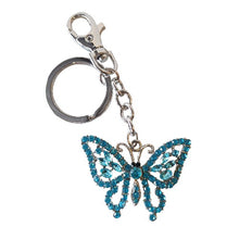 Load image into Gallery viewer, A powerful beacon of growth and new beginnings, the butterfly signifies the power of transformation and the incredible feats we can achieve when we trust ourselves. We all have the ability to listen to our innate wisdom, guide ourselves through difficult times, and emerge better and stronger than before. Butterfly keyring Butterfly keychain butterfly gifts