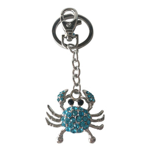 Crab Keyring Gift | Blue Crab Keychain | Wisdom Gift | Ocean Marine Animal