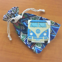 Load image into Gallery viewer, Add a touch of nostalgia to your fridge with our Kombi VW Splitty Ceramic Fridge Magnet. Featuring a blue and white split windscreen with a classic hippy kombi design, this magnet is the perfect gift for any vintage car enthusiast. Made with durable ceramic material for long-lasting enjoyment.