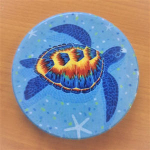 Turtle Blue Ocean Fridge Magnet Gift | Ocean Marine Animal Gift | Turtle Lover Gift