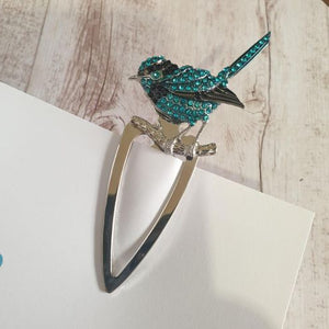Splendid Fairywren Blue Wren Bird | Bookmark Book Gift Boxed Gift Australian Bird Gift