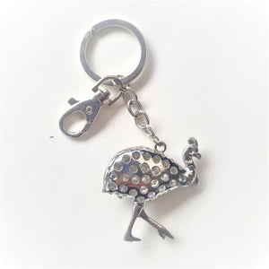 Australian Cassowary Keychain Gift | Cassowary Keyring | Aussie Tourism Wildlife Gift