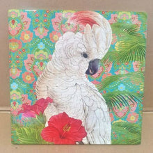 Load image into Gallery viewer, Australian Corella Cockatoo Bird Kitchen Bench Trivet | Australian Wildlife Giftware