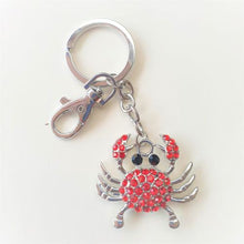 Load image into Gallery viewer, Red crab keyring red crab keychain red crab bag chain red crab gifts red crab tourism gifts red crab tourist gifts