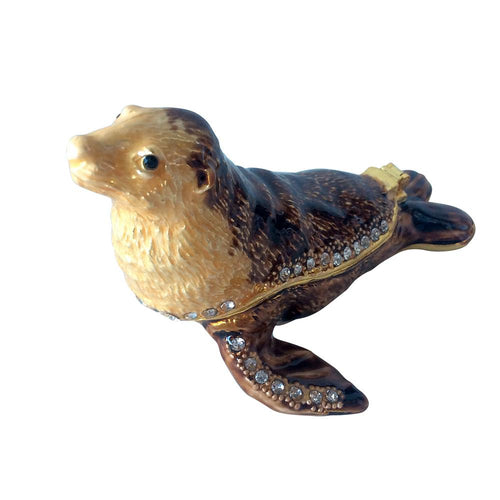 Sea Lion Wild Ocean Animal Jewellery Trinket Box -  Ornament Keep Sake