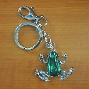 Frog Keyring Gift | Green Frog Keychain | Frog Bag Chain | Frog Lovers Gift