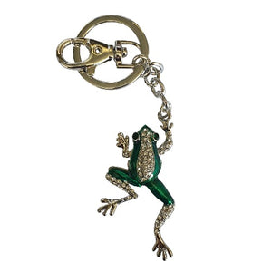 Green tree frog keyring keychain frog lover gifts