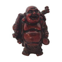Load image into Gallery viewer, Buddhas - Lucky Set Of Six Ornament / Statues - Abundance, Good Health Wealth.  Our beautiful set of 6 heavy solid mold statue&#39;s are the perfect gift for your home or office. View our full range of gifts - Keychains &amp; Gifts Australia  Bring good health, wealth, luck and balance into your home with a little Feng Shui.   Six different statues - Heavy solid molds -Red dark burgundy in colour - average size of statues are 9-11cm high.
