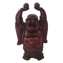 Load image into Gallery viewer, Buddhas - Lucky Set Of Six Ornament / Statues - Abundance, Good Health Wealth.  Our beautiful set of 6 heavy solid mold statue&#39;s are the perfect gift for your home or office. View our full range of gifts - Keychains &amp; Gifts Australia  Bring good health, wealth, luck and balance into your home with a little Feng Shui.   Six different statues - Heavy solid molds -Red dark burgundy in colour - average size of statues are 9-11cm high.