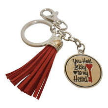 Load image into Gallery viewer, You Hold The Key To My Heart Keychain | Thoughtful Keyring Gift Bag Chain Love Gift