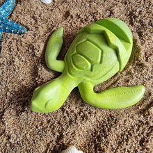 Load image into Gallery viewer, Turtle | Lime Green Recycled Plastic Turtle Gift | Hand Crafted Sea Turtle Holder FS