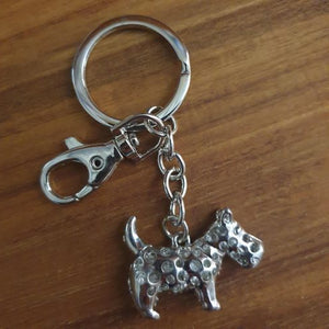 Dog Little Scotty Dog Keychain Gift | Dog Bag Chain Keychain | Scottish Terrier Gift