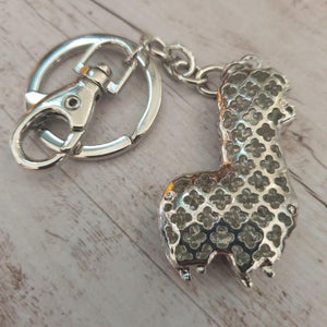 Llama Keychain | Brown Cute Llama Keyring Gift | Bag Chain Bag Charm