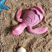 Load image into Gallery viewer, Turtle | Pink Recycled Plastic Turtle Gift | Hand Crafted Sea Turtle Holder FS