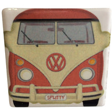 Load image into Gallery viewer, Kombi VW Magnet Collection - Set Of Four Splitty Ceramic Fridge Magnets Gifts.