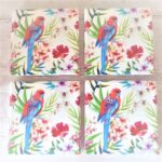 Load image into Gallery viewer, Our stunning Australian Rosella parrot gift set is the perfect set to brighten up any kitchen table. Serve all of your favourite snacks and treats on this beautiful set.  This beautiful design is the perfect gift for lovers of Australian birds and wildlife.