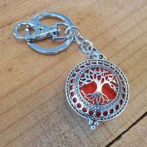 Tree of life essential oil keyring keychain bag chain 