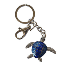 Load image into Gallery viewer, Turtle Keyring | Blue Turtle Keychain Ocean Gift | Bag Chain | Bag Charm