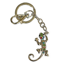 Load image into Gallery viewer, colourful gecko keychain colourful gecko keyring gecko gifts 