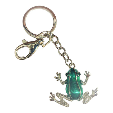 Green frog keyring green frog keychain green frog gifts 