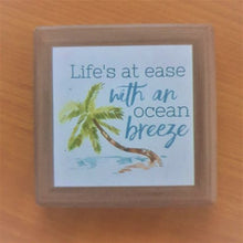 Load image into Gallery viewer, Beach Fridge Magnet | Life&#39;s At Ease With An Ocean Breeze Beach Lovers Gift