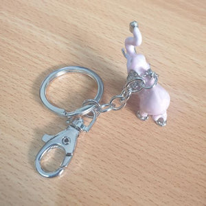 Elephant Keyring | Lucky Pink Cute Elephant Keychain Gift | Elephant Lover Gifts