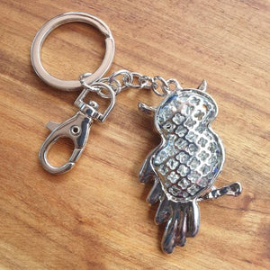 Owl Keyring Gift | Green Owl Bag Chain Keychain | Owl Lover Gifts | Wise Owl Wisdom