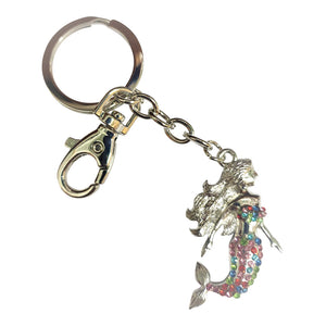 Mermaid Rainbow Keyring Gift |  Keychain Bag Chain | Mythical Creature
