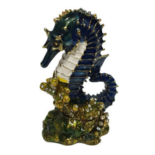 Load image into Gallery viewer, Seahorse Ocean Marine Animal - Jewellery Trinket Box Ornament