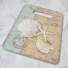 Load image into Gallery viewer, Seaside Ocean Shell Cheese Board Kitchen Table | Seaside Beach Décor Gift
