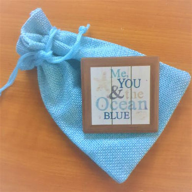 Beach Fridge Magnet | You Me & The Ocean Blue Beach Lovers Gift