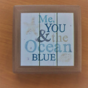 Beach Fridge Magnet | You Me & The Ocean Blue Beach Lovers Gift