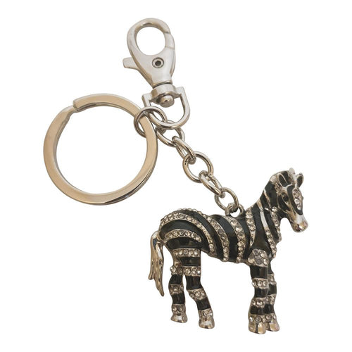 Zebra Keychain | Wild African Animal Keyring Gift